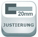 20mm-Justierung-Spielraum-Dansani-Match 20mm-Justierung-Spielraum-Dansani-Match