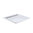 HSK-Duschwanne, Acryl - Quadrat, super-flach, mit Ablaufrinne schmal 100x100cm