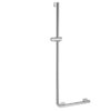 Avenarius free living! Haltegriff mit Gleiter 90° chrom Belastbarkeit bis 150kg links oder rechts