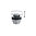 AVENARIUS Ablauf-Set aus Design-Siphon, 2 Eckventile und Click-Clack Ablaufgarnitur eckig