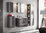 Comad TWIST GREY Spiegelschrank 50cm