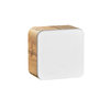 Novad AURORA Cube Hängeschrank Würfel 40x40cm Weiß-Hochglanz