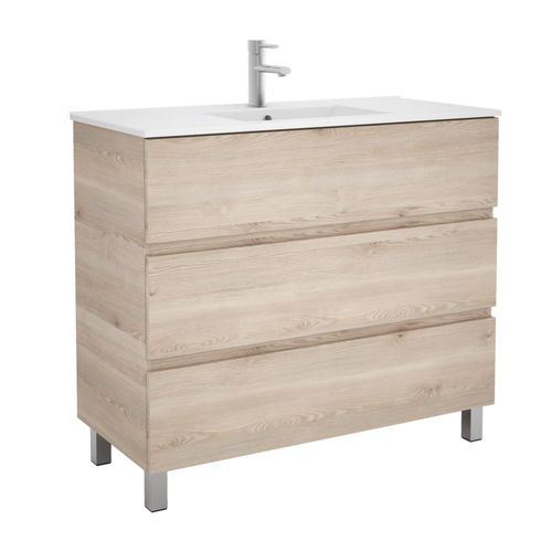 Salgar Fussion Line Waschtisch mit Unterschrank Nature 100cm