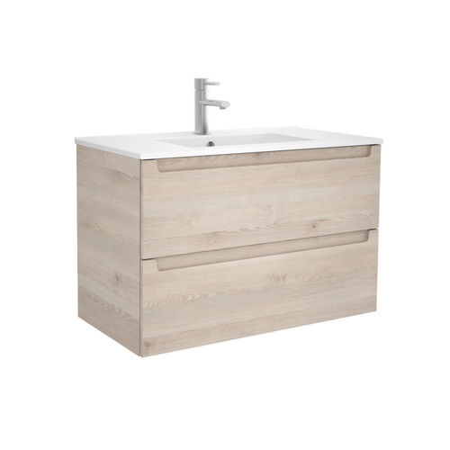 Salgar Monterrey Waschtisch mit Unterschrank Nature-Holzdekor 80cm