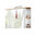 Novad Platinum Badmöbel Spiegelschrank mit LED-Leuchte 90cm