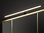 Novad Platinum Badmöbel Spiegelschrank mit LED-Leuchte 90cm
