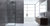 Eckdusche rahmenlos, 90x90cm, links, 8mm Glas, EasyClean