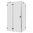 Eckdusche rahmenlos, 120x90cm, links, 8mm Glas, EasyClean