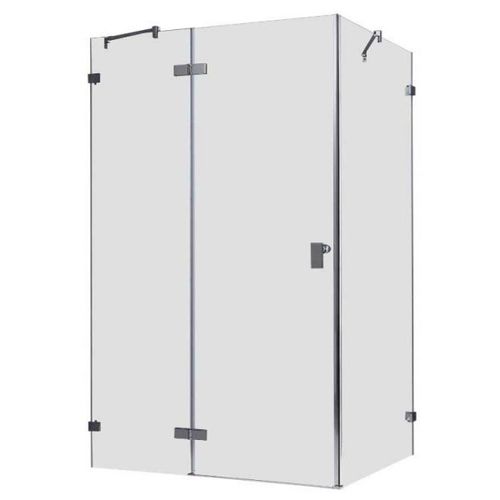 Eckdusche rahmenlos, 150x90cm, links, 8mm Glas, EasyClean
