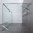 Eckdusche rahmenlos, 100x100cm, rechts, 8mm Glas, EasyClean