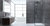Eckdusche rahmenlos, 100x100cm, rechts, 8mm Glas, EasyClean