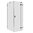 Eckdusche rahmenlos, 100x100cm, rechts, 8mm Glas, EasyClean