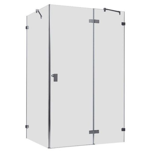 Eckdusche rahmenlos, 150x90cm, rechts, 8mm Glas, EasyClean