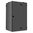 Eckdusche rahmenlos, schwarz, 150x90cm, rechts, 8mm Glas, EasyClean
