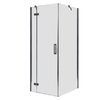 Eckdusche mit Rahmen, 100x100cm, links, 8mm Glas, EasyClean