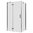 Eckdusche mit Rahmen, 120x90cm, links, 8mm Glas, EasyClean