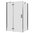 Eckdusche mit Rahmen, 150x90cm, links, 8mm Glas, EasyClean