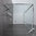 Eckdusche mit Rahmen, 100x100cm, rechts, 8mm Glas, EasyClean