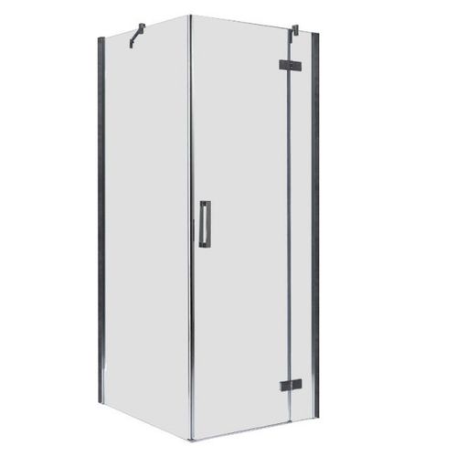 Eckdusche mit Rahmen, 100x100cm, rechts, 8mm Glas, EasyClean