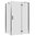 Eckdusche mit Rahmen, 150x90cm, rechts, 8mm Glas, EasyClean