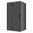 Eckdusche mit Rahmen, schwarz, 120x90cm, links, 8mm Glas, EasyClean