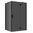Eckdusche mit Rahmen, schwarz, 150x90cm, rechts, 8mm Glas, EasyClean