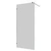 Walk In, Duschwand 90cm, 8mm Glas, rahmenlos, EasyClean