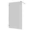 Walk In, Duschwand 100cm, 8mm Glas, rahmenlos, EasyClean