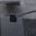 Walk In, Duschwand, schwarz, 90cm, 8mm Glas, rahmenlos, EasyClean