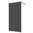 Walk In, Duschwand, schwarz, 120cm, 8mm Glas, rahmenlos, EasyClean
