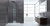 Walk In, Duschwand 150cm, 8mm Glas, rahmenlos, EasyClean