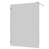 Walk In, Duschwand 150cm, 8mm Glas, rahmenlos, EasyClean