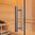 Sauna, Pinienholz  150x120cm, mit 6kW Saunaofen
