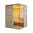 Sauna, Pinienholz  180x120cm, mit 6kW Saunaofen