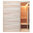Sauna, Pinienholz  180x180cm, mit 8kW Saunaofen