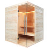 Sauna, Pinienholz  180x180cm, mit 8kW Saunaofen