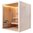 Sauna, Pinienholz  180x180cm, mit 8kW Saunaofen
