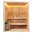Sauna, Pinienholz  180x180cm, mit 8kW Saunaofen