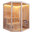 Sauna, Pinienholz  160x160cm, mit 6kW Saunaofen