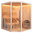 Sauna, Pinienholz  180x180cm, mit 8kW Saunaofen