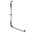 ProMed 500 Haltegriff 90° mit Brausehalter, reversibel, verchromt, TÜV-geprüft bis 130kg