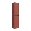 Santa Nova Hochschrank, 2 Türen, wandhängend, 30 x 140 x 24cm, Rot Satin