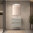 Santa Nova Waschtisch mit Unterschrank 60cm, Grau Satin
