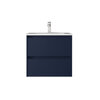 Santa Nova Waschtisch mit Unterschrank 60cm, Blau Satin