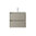 Santa Nova Waschtisch mit Unterschrank 60cm, Grau Satin