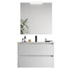 Santa Nova Set aus Waschtisch, Unterschrank und LED-Spiegel, 80-90cm, 10 Farbvarianten