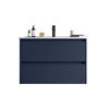 Santa Nova Waschtisch mit Unterschrank 80cm, Blau Satin