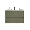 Santa Nova Waschtisch mit Unterschrank 80cm, Grün Satin