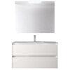 Santa Nova Set aus Waschtisch, Unterschrank und LED-Spiegel, 100cm, 10 Farbvarianten