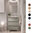 Santa Nova Badmöbel-Set Waschtisch mit Unterschrank bodenstehend, LED-Spiegel 60cm, 10 Farbvarianten